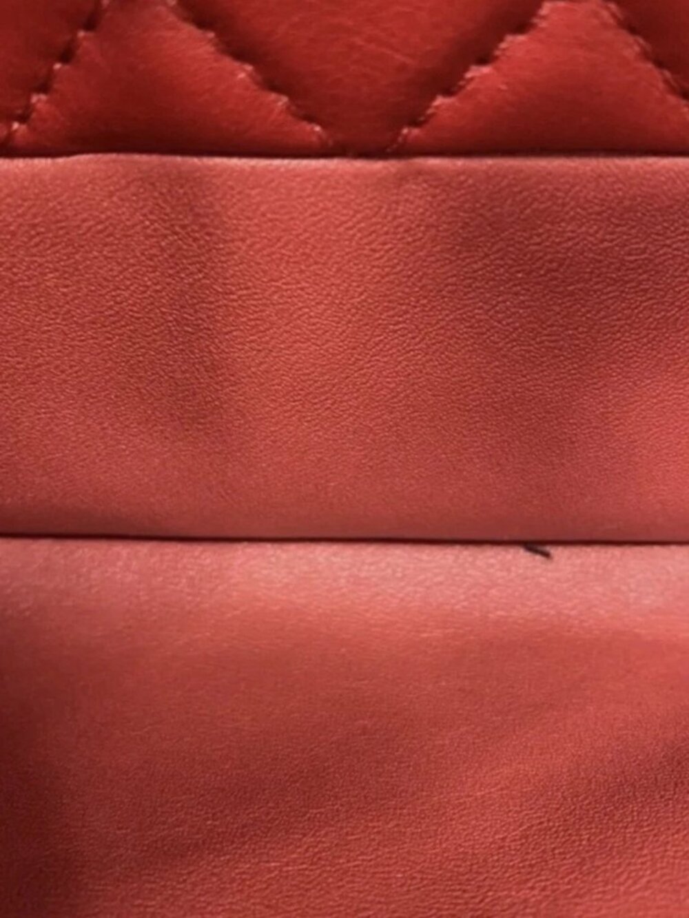 7803164CR T6 Chanel Shoulder Bag Red Leather - Picture 9 of 12